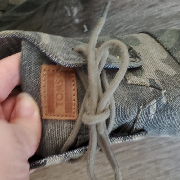 Toms wedged camouflage shoes - Picture 3 of 5
